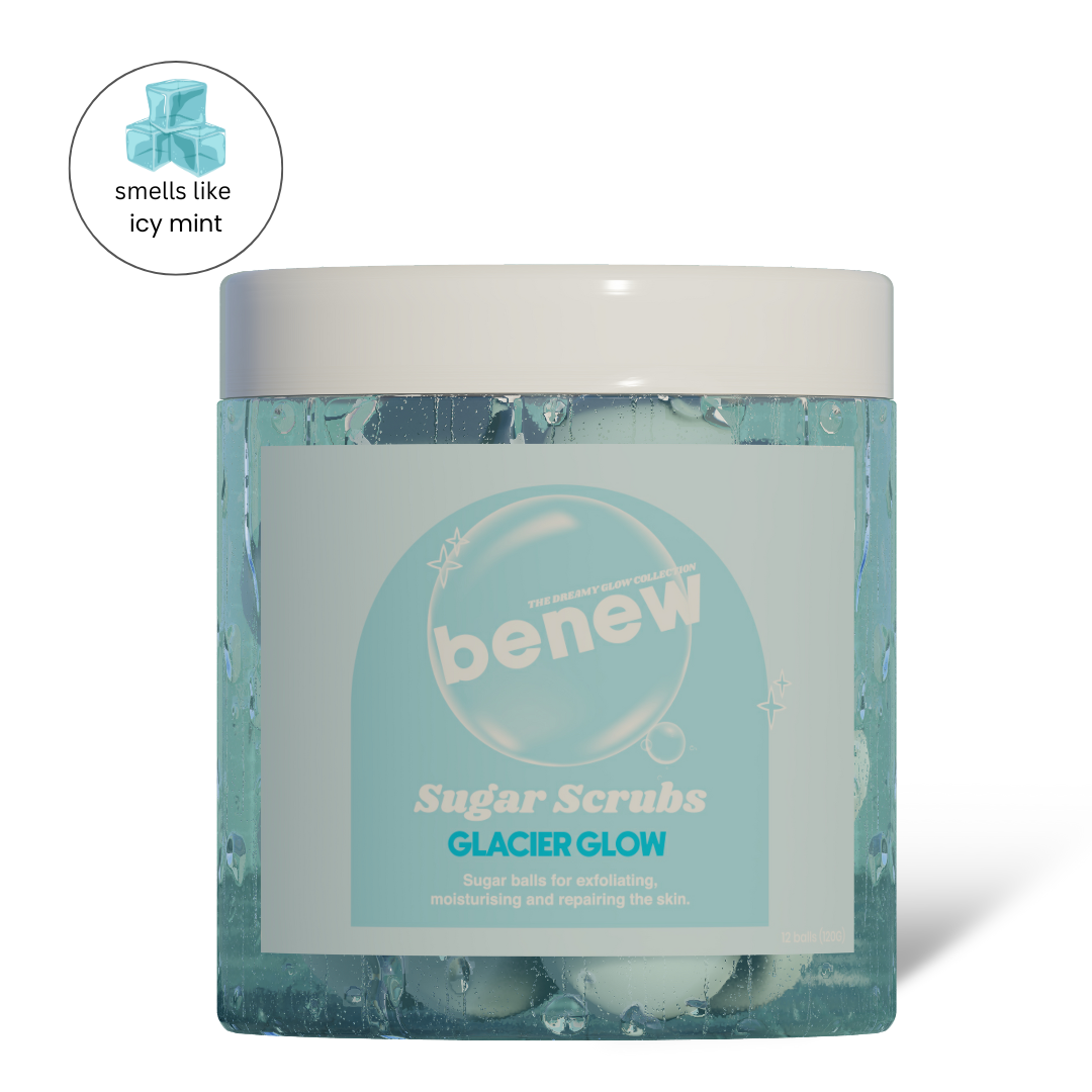 Glacier Glow Body Sugar Scrub Balls