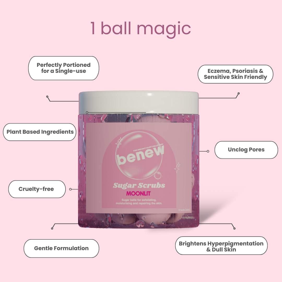 Moonlit Body Sugar Scrub Balls